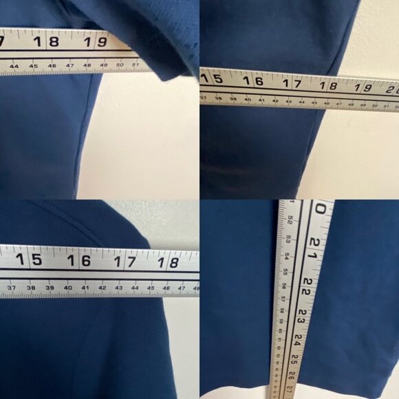 NEW Mack Weldon Performance Polo Short Sleeve Tee Blue Technical T-Shirt Small S - Picture 6 of 8